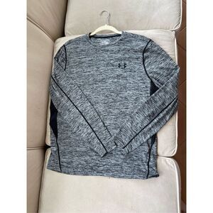 Under Armour and grey black shirt, men’s medium, 100% polyester